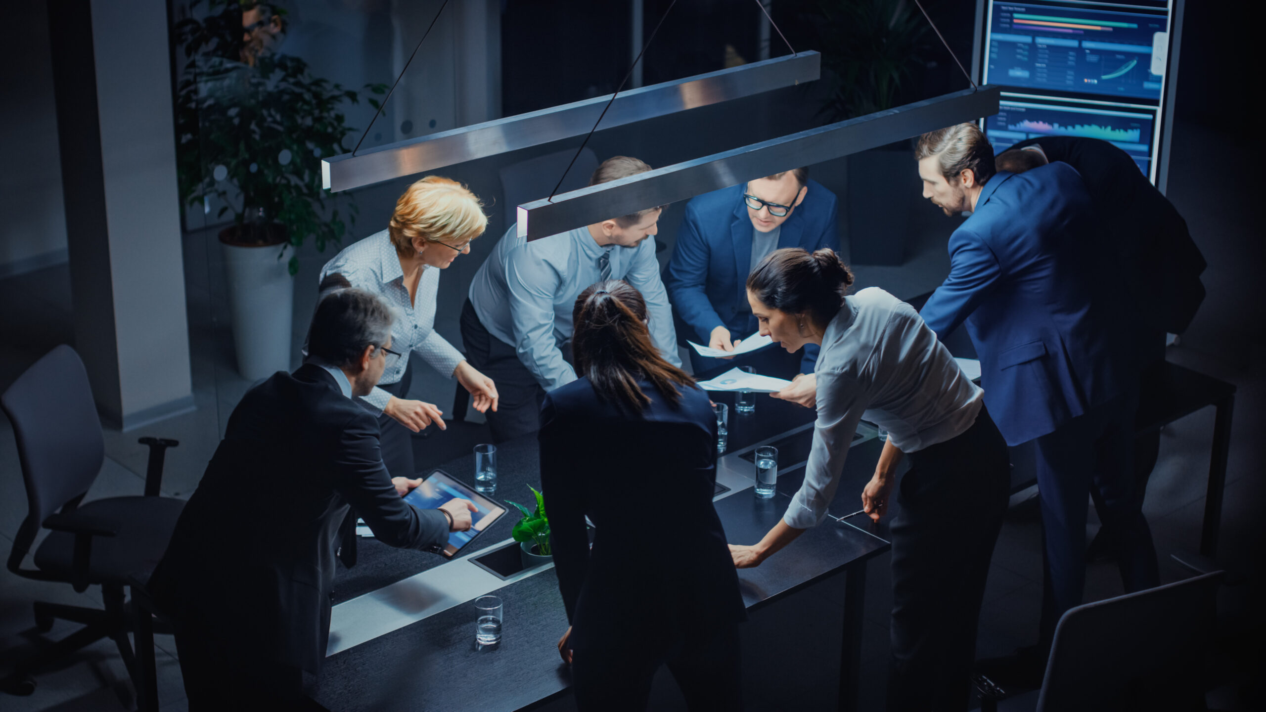 In,The,Dark,Corporate,Meeting,Room,Diverse,Group,Of,Executives, In,The,Dark,Corporate,Meeting,Room,Diverse,Group,Of,Executives,